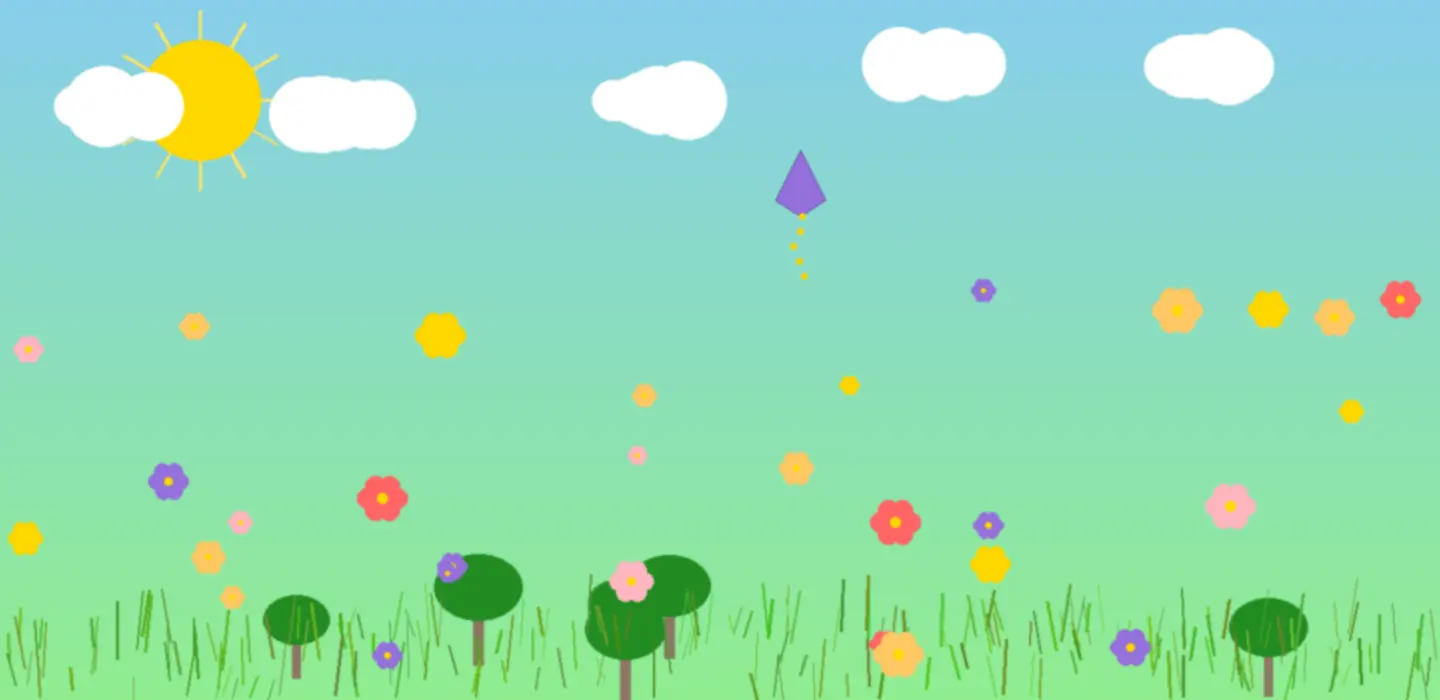 草地风筝飞扬的午后 - 17c-起草口